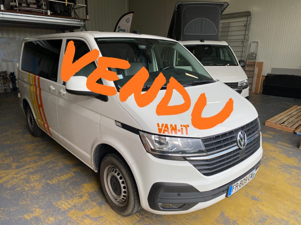 VENDU / VAN AMENAGE VOLKSWAGEN TRANSPORTER T6-1  VASP/2020 / 65000 kms / 34 900€